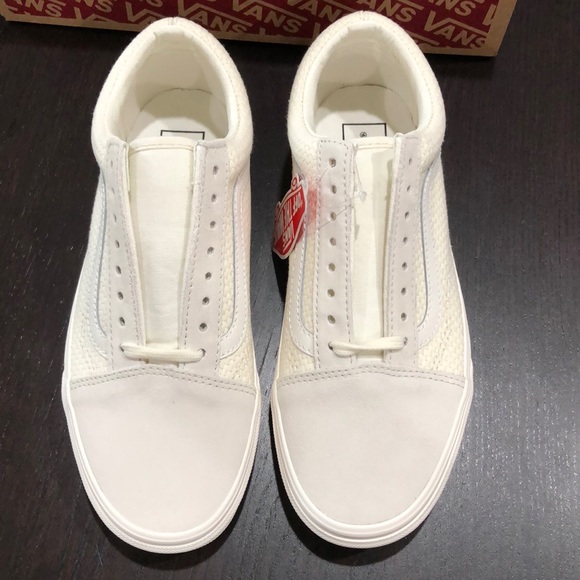 woven check old skool marshmallow